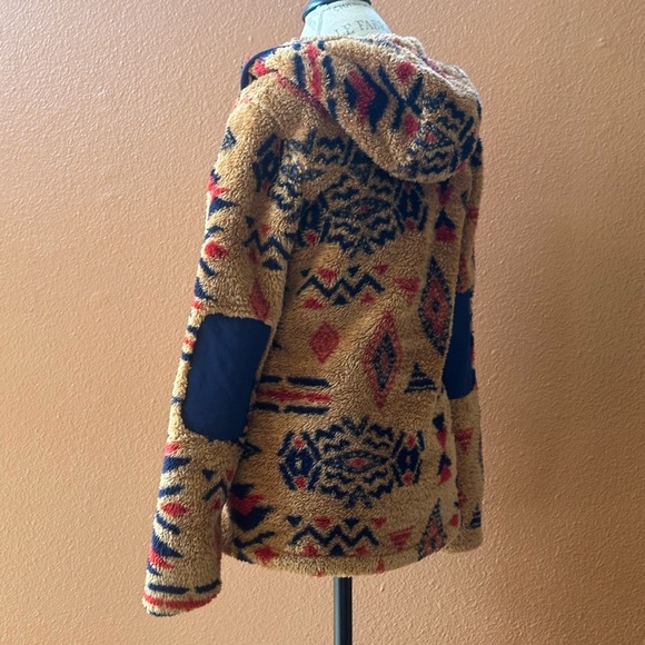 The North Face “Campshire” Hoodie Cedar Brown Calif Geo Print Small Like New! - Picture 4 of 10